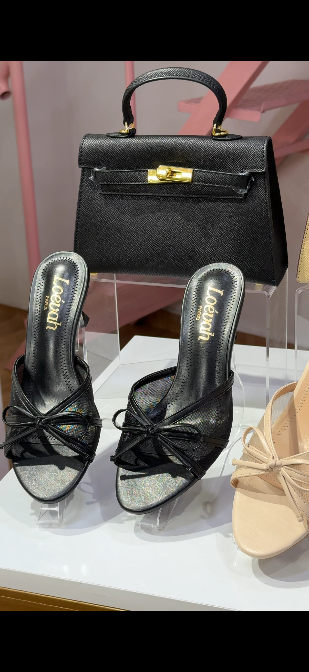 Bow Sandals Black 🖤