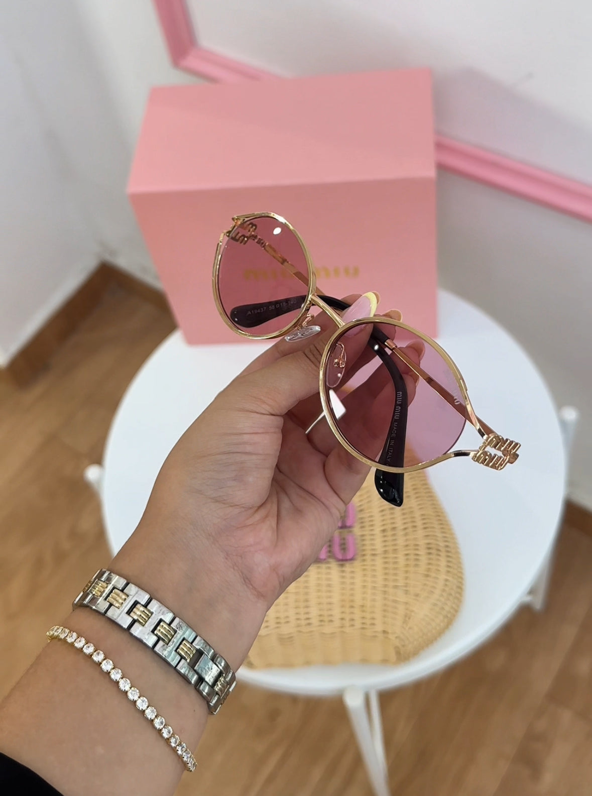 Lunettes Miu Miu Pink