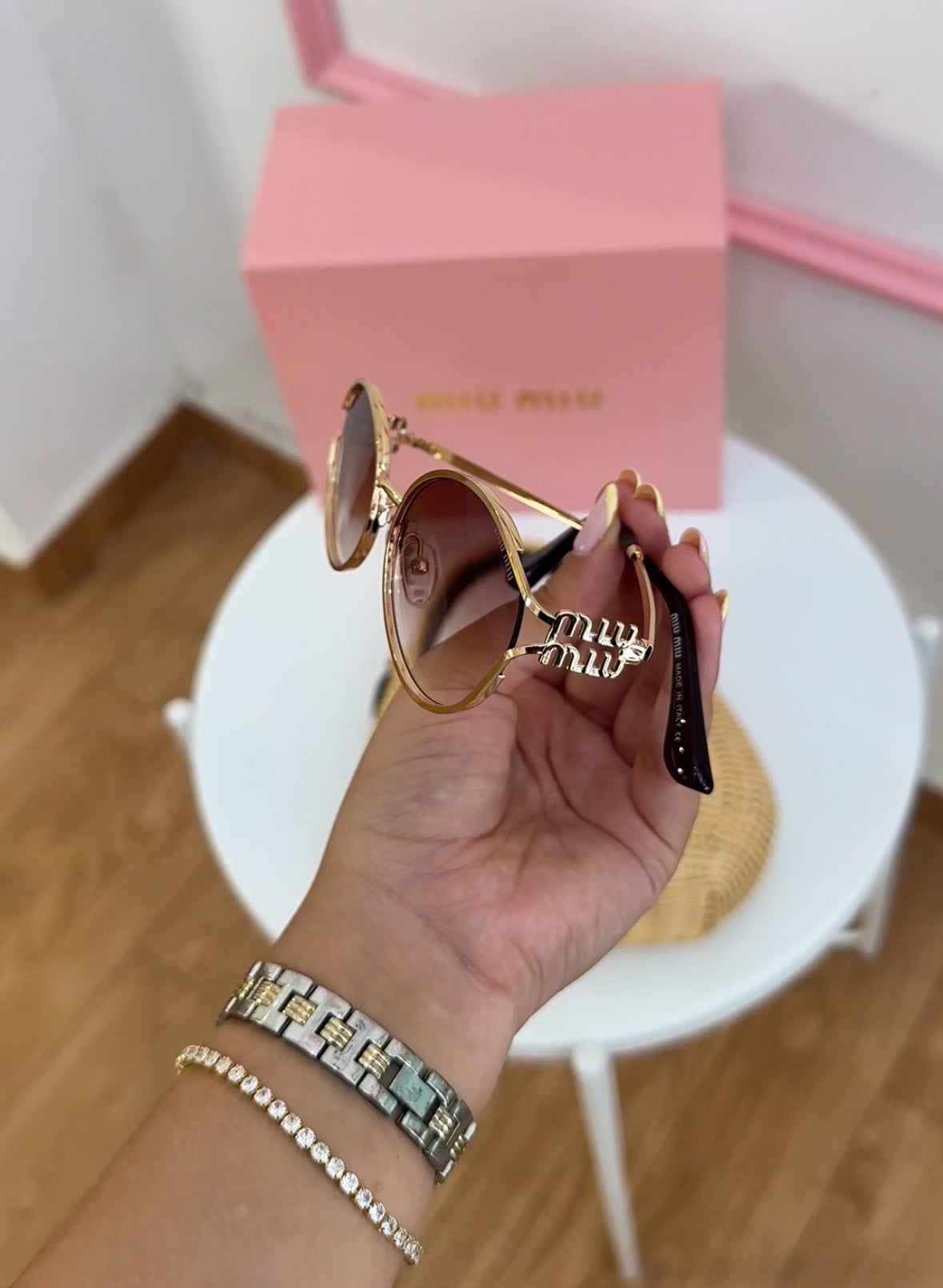 Lunettes Miu Miu Marron