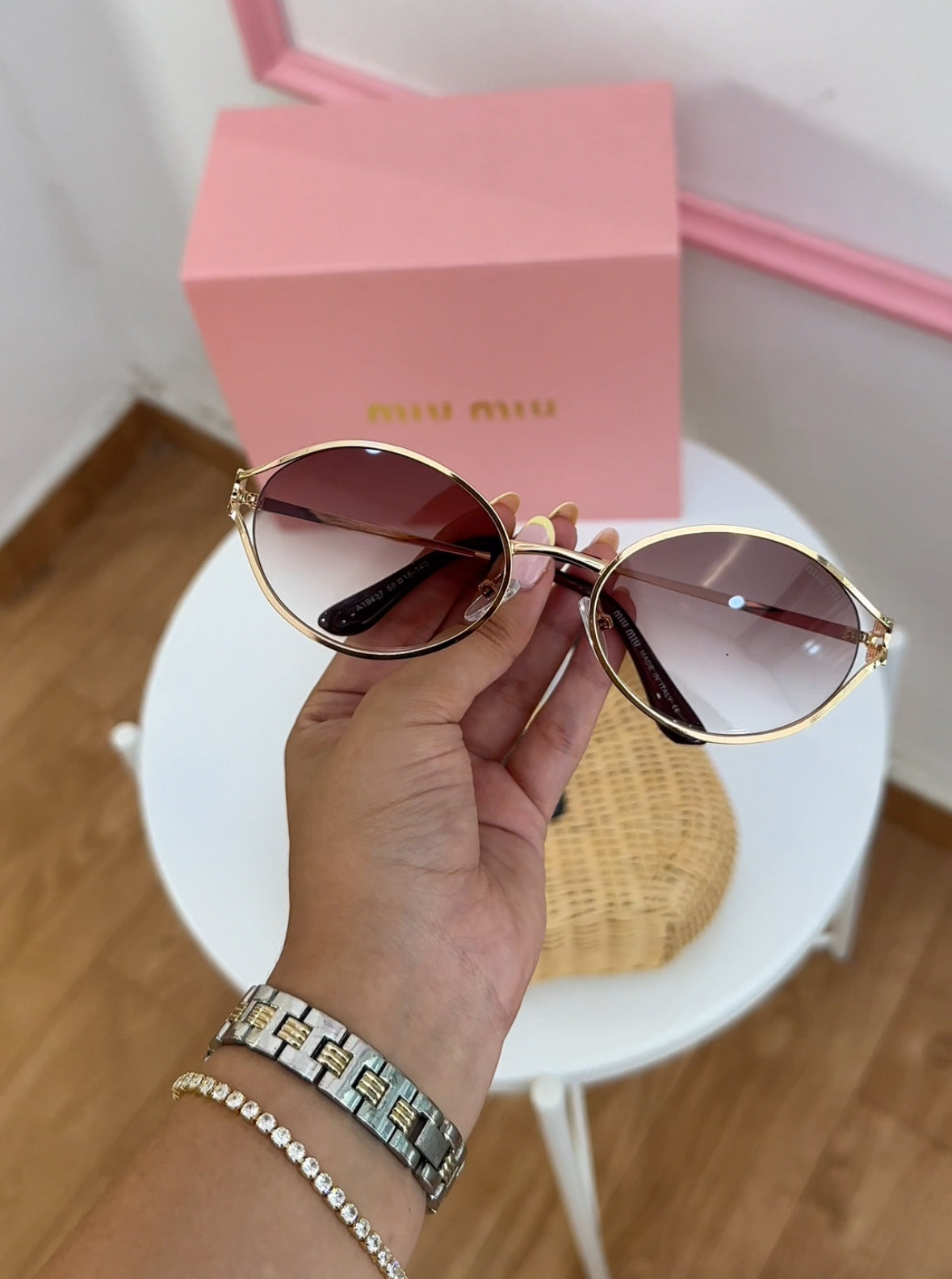 Lunettes Miu Miu Marron