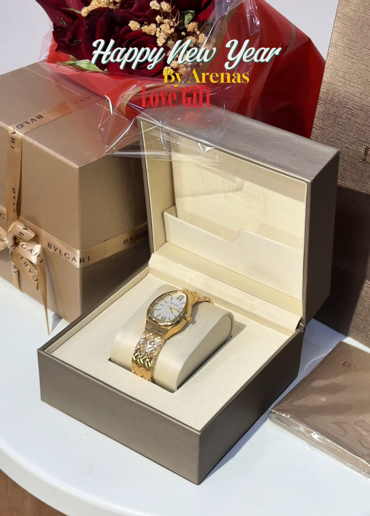 montre bulgary + packaging