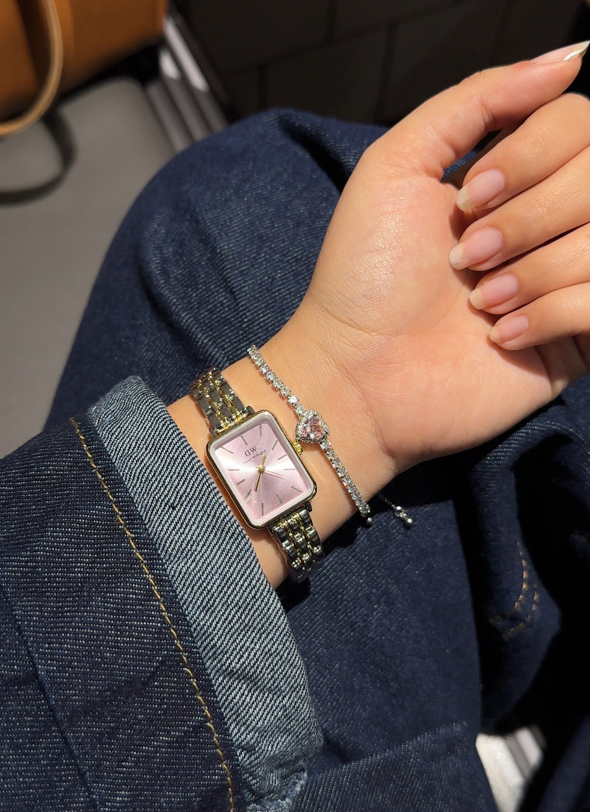 Montre DW + Gourmette Pandora