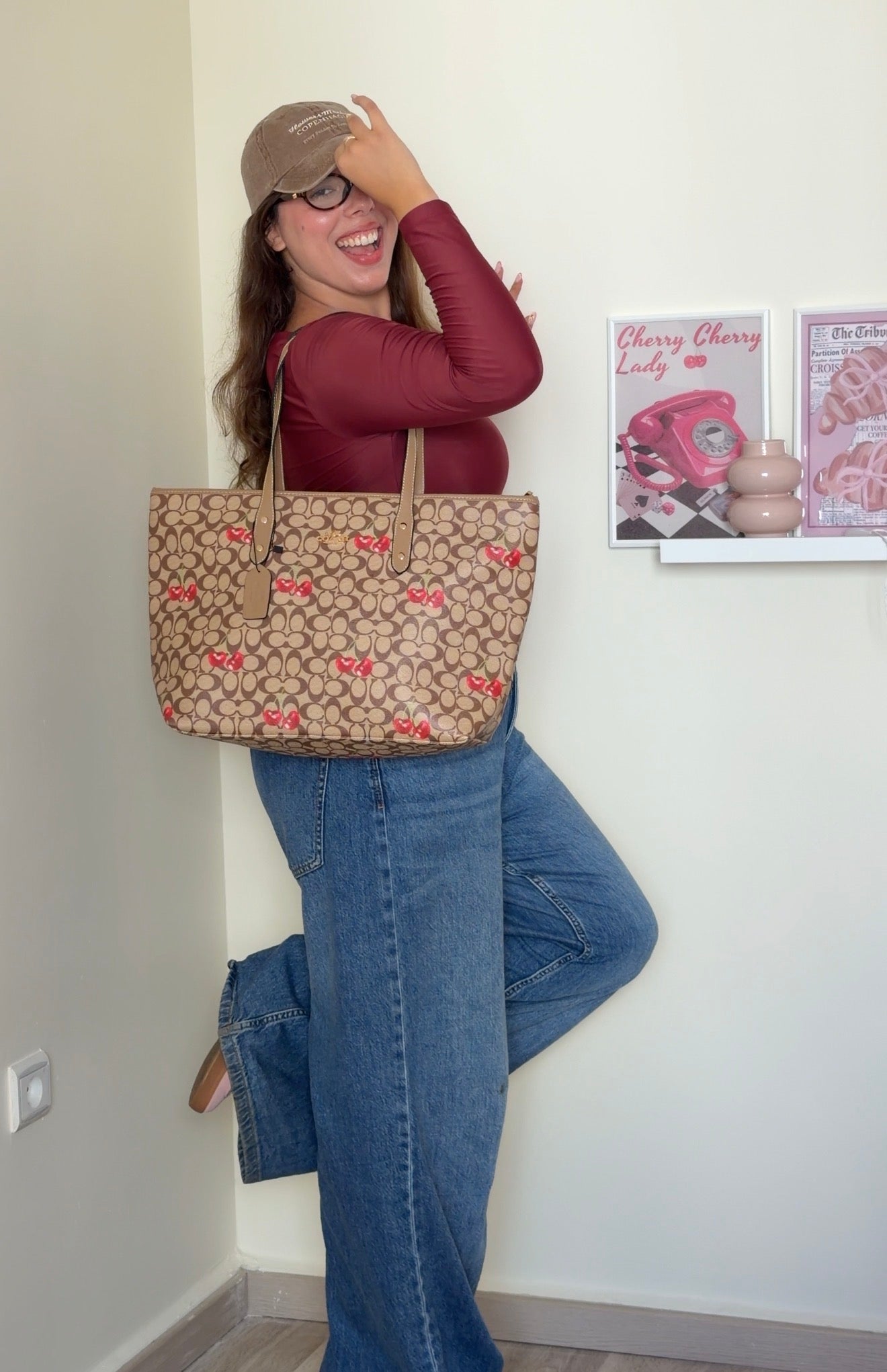 Cherry 🍒 Coach Bag
