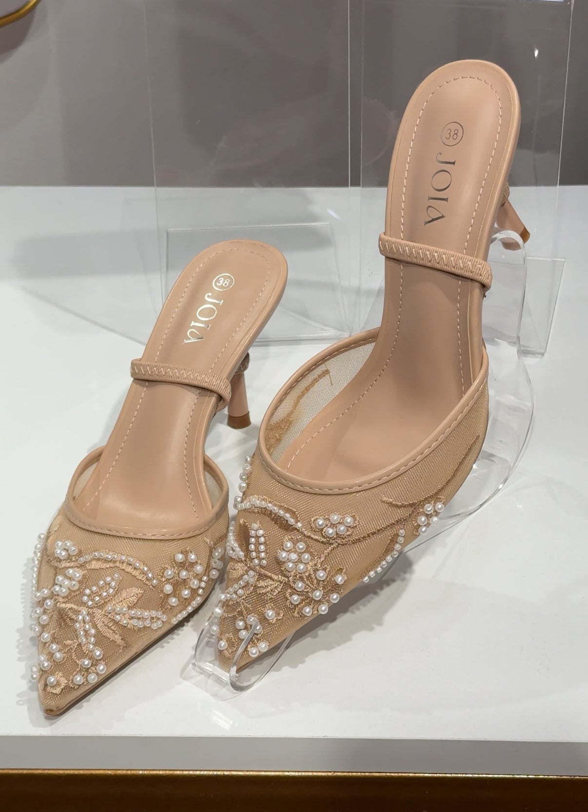 Zara Heels Beige 🩰✨