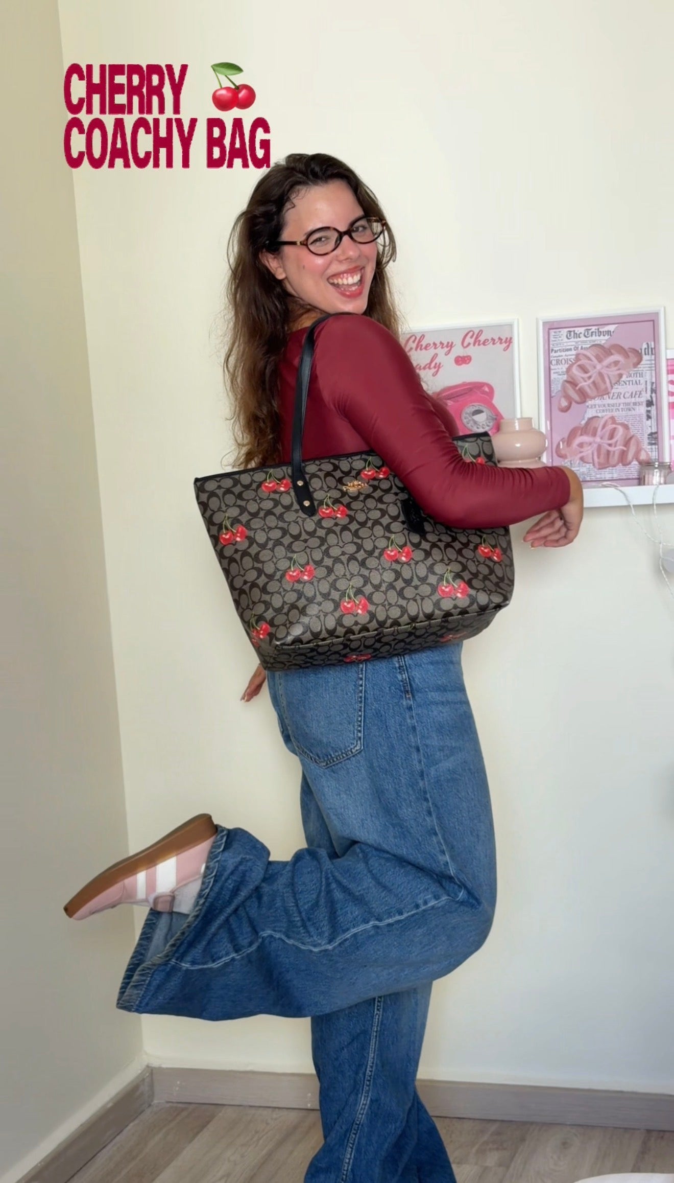 Cherry 🍒 Coach Bag