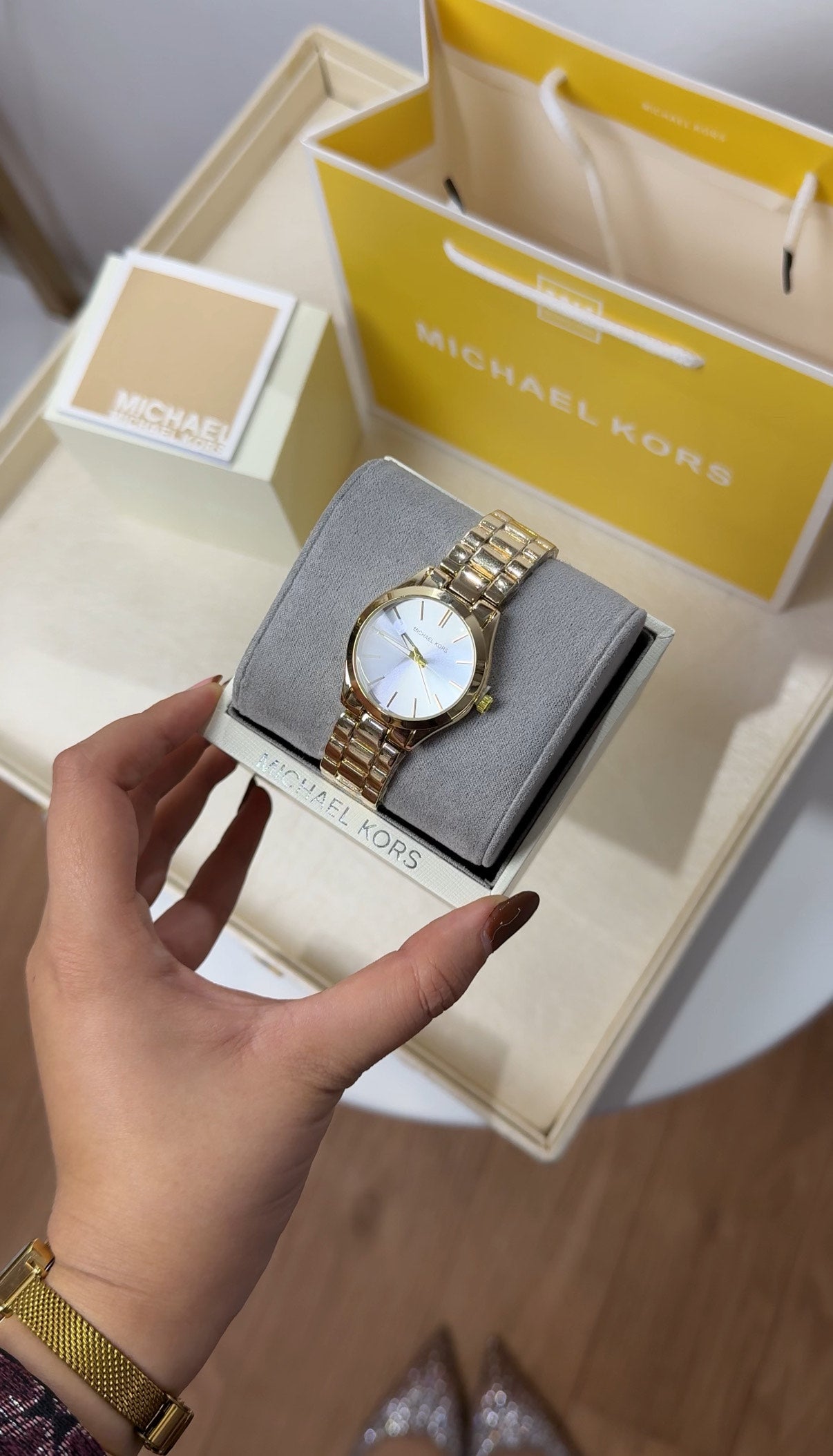 montre michael kors + packaging