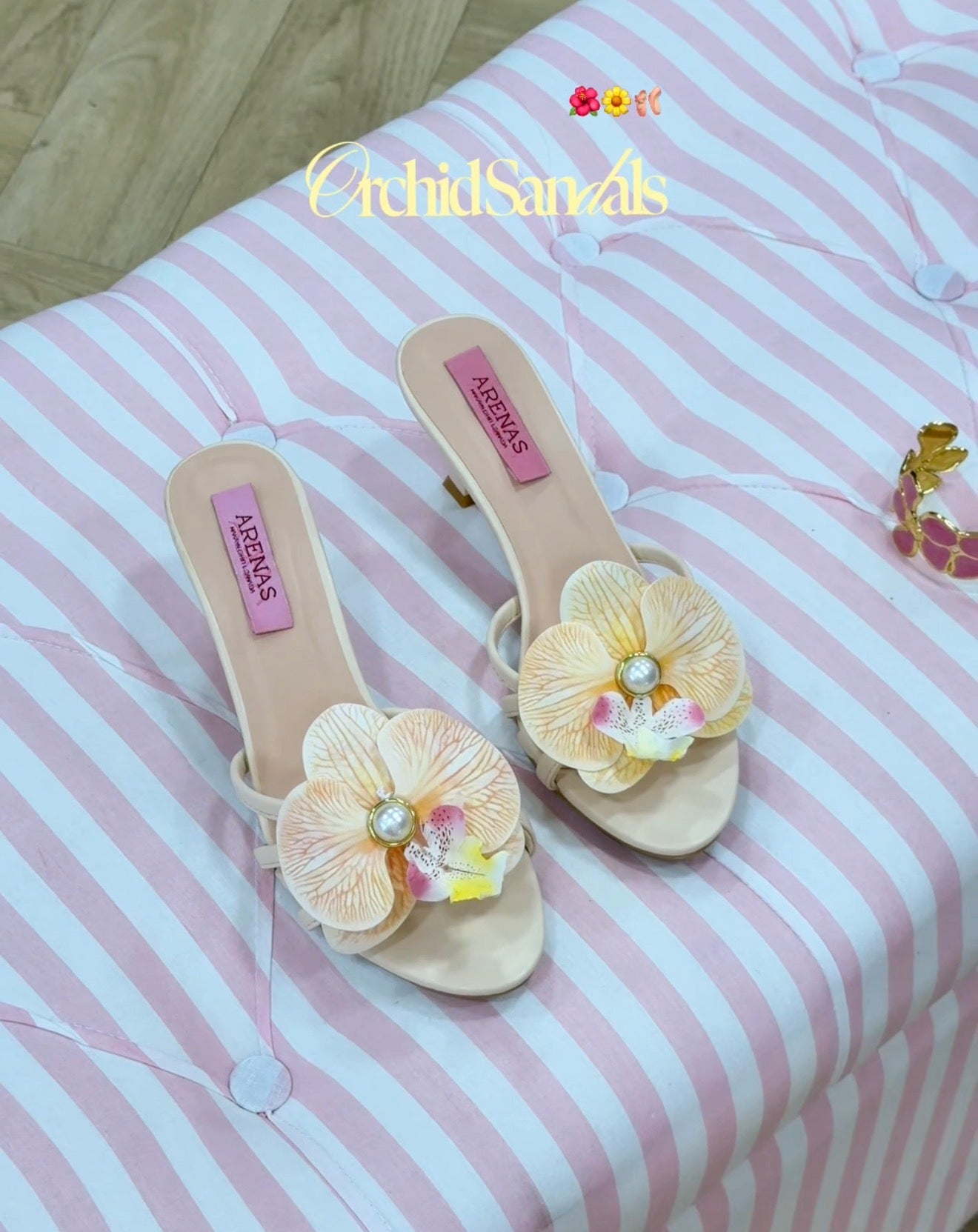 Orchid Sandals 2cm 🌺