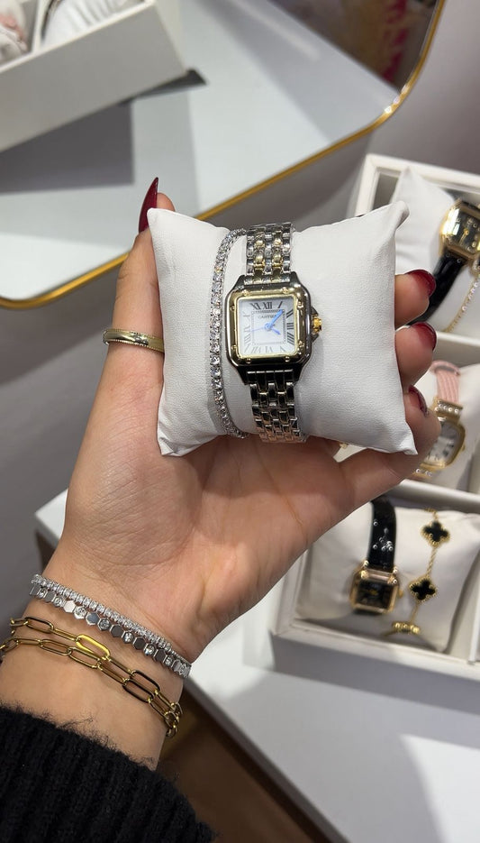 montre cartier + rivière