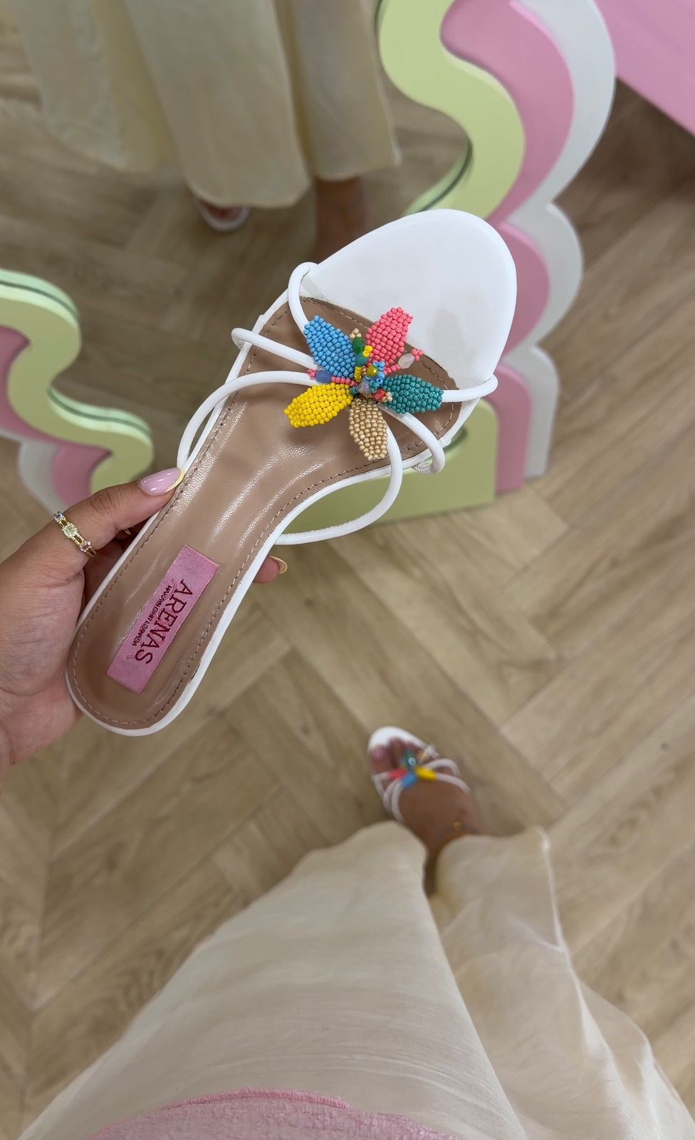 Flower Sandal 4,5cm 🌺