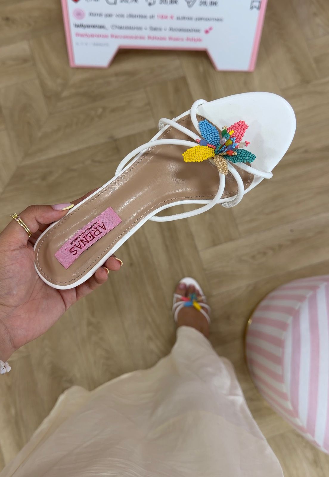 Flower Sandal 4,5cm 🌺