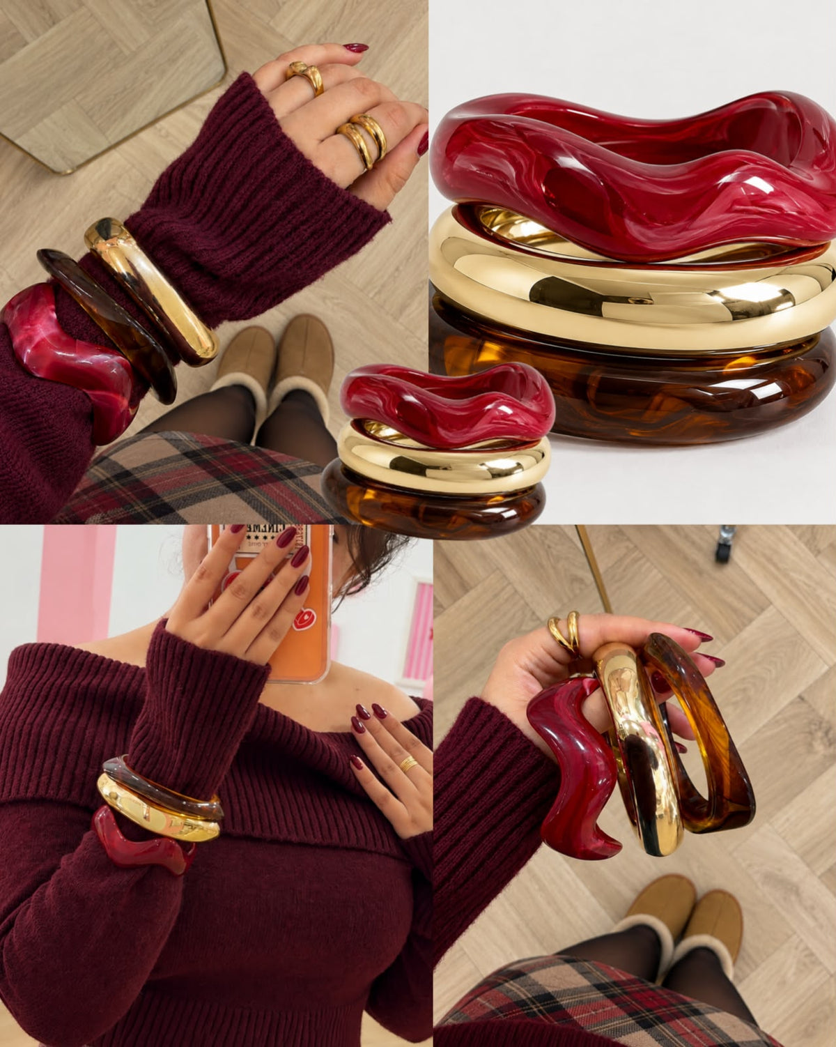Pack 3 Bangles  ✨🍒